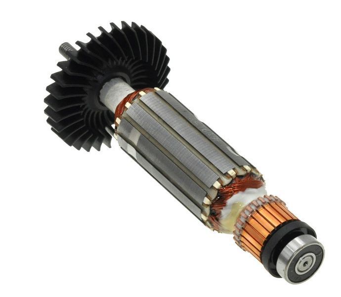 Якір болгарка Makita GA4030 / GA5030 / GA4530 оригінал 517649-4 (160*29,5 різьблення 6мм) 26711-328 фото