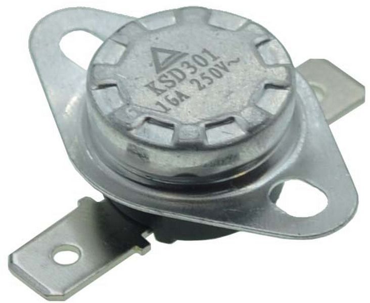 Термореле KSD 301 (75*C 16A, 250V) для прасок та обігрівачів 42524-115 фото