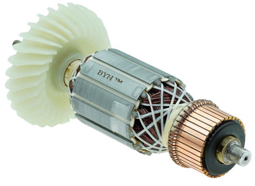 Якорь болгарки Makita GA9050 (201*49,5 посадка 7мм) аналог 518747-7 90002-1107 фото