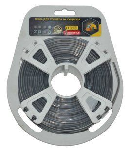 Волосінь косильна круг d3 мм 1 LB (56 м) з кордом 036996-580 фото