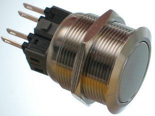 Кнопка антивандальная d28mm резьба 25mm h34mm 4 контакта 65650-577 фото