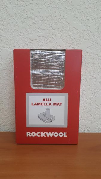 Утеплювач базальтовий для труб та димоходів Rockwool Alu Lamella Mat 20 мм уб014 фото