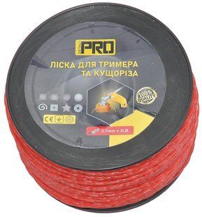 Волосінь косильна спіраль d2.7 мм 3 LB (274 м) еліпс 036948-588 фото