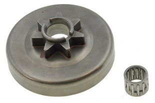 Чашка зчеплення бензопили Husqvarna 455/460 7 променів 3/8" D16*69*73*14 + підшипник 068342-208 фото