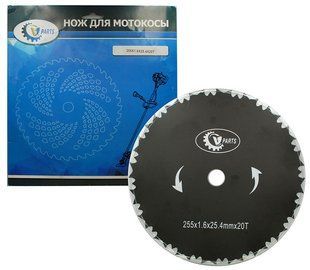 Ніж мотокоси 20-Т з підрізуванням d255 750853-290 фото