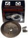 Шестерни (пара) болгарки Stern 230C/CV-2 качество PRO (d1&nbsp;15*74/d2&nbsp;9*21/h2&nbsp;17) 82166-4223 фото 1