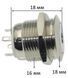 Кнопка антивандальна d18mm різь 16mm h18m 4 контакти індикація 61808-533 фото 2