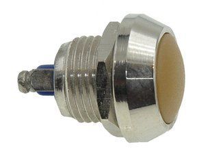 Кнопка антивандальная d17,5mm різьблення 12mm h17mm 2 контакти під гвинт 59563-504 фото