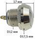 Кнопка антивандальная d17,5mm різьблення 12mm h17mm 2 контакти 71749-505 фото 2