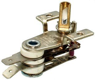 Термореле KST 168 (250V 16A), ножки прямо, ручка 12мм, отв. 3мм для утюгов и обогревателей 244265-007 фото