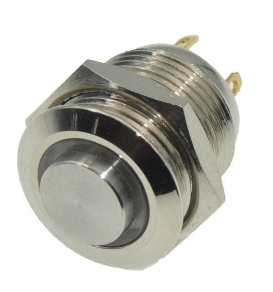 Кнопка антивандальна d18mm різь 16mm h20mm 4 контакти 00828-532 фото
