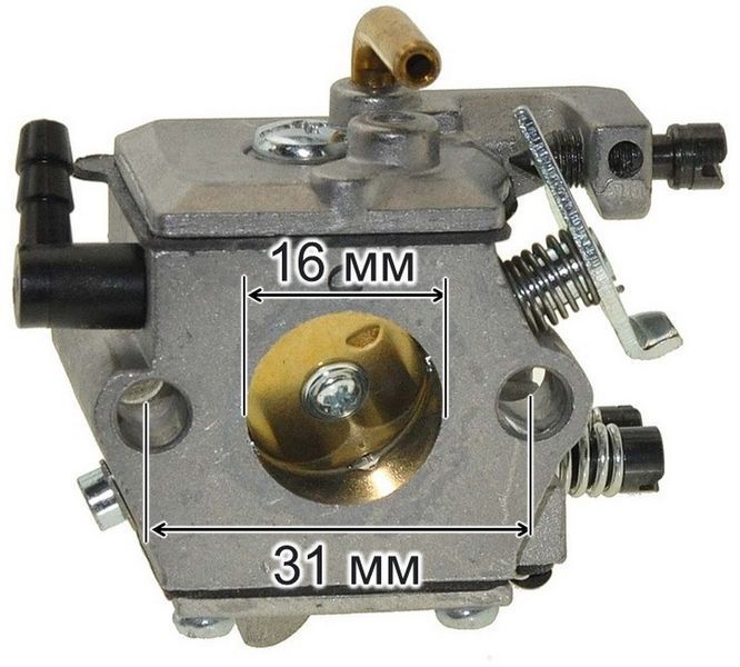 Карбюратор бензопили VJ Parts для St MS-260/MS-260 аналог 11211200602 (з носиком) 530554-095 фото
