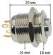 Кнопка антивандальна d18mm різь 16mm h20mm 4 контакти 00828-532 фото 2