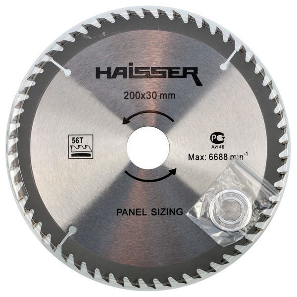 Пильный диск по ламинату Haisser 200х30 56 зуб - 1 шт 982180-017 фото