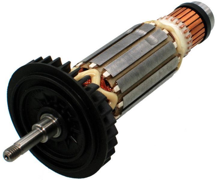 Якорь болгарка Makita GA 9555/GA 9553 (152*32 резьба 6мм) 515619-7 26710-327 фото