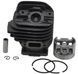 Поршневая VJ Parts для бензопилы St MS 260 NICASIL d44 dпальца 10мм 11210201203 530570-352 фото 2