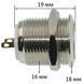 Кнопка антивандальна d18mm різь 16mm h19mm 2 контакти 00824-528 фото 2