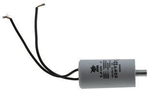Конденсатор JYUL CBB-60L 3мкф &mdash; 450 VAC болт + дроти (30*59 mm) 64572-149 фото