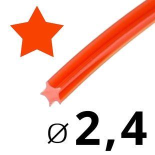 Волосінь косильна зірка d2.4 мм (на метраж, min 10 m) 326718-462 фото