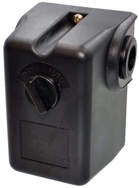 Автоматика компрессора 220В 1 выход круглый тумблер PRO max 250V 378263-408 фото