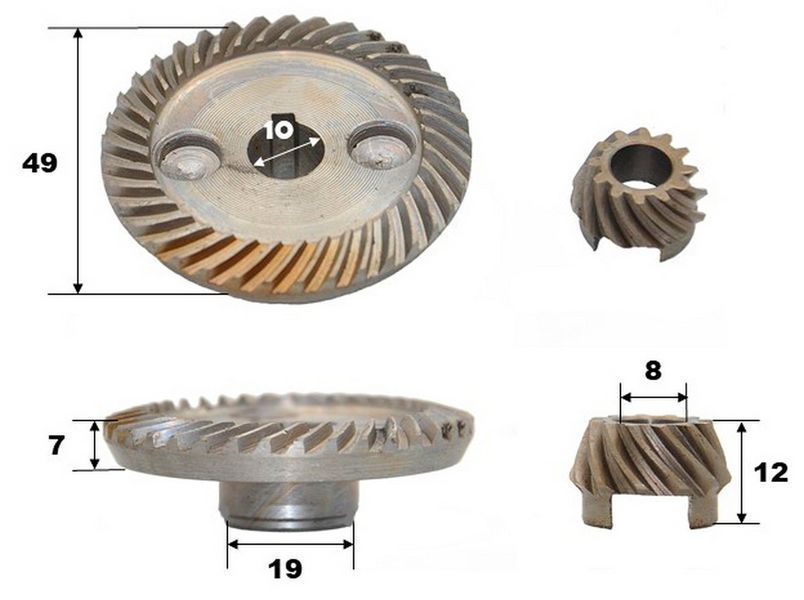 Пара 125G(d1 10*49/d2 8*19/h2 12) 60844-4053 фото