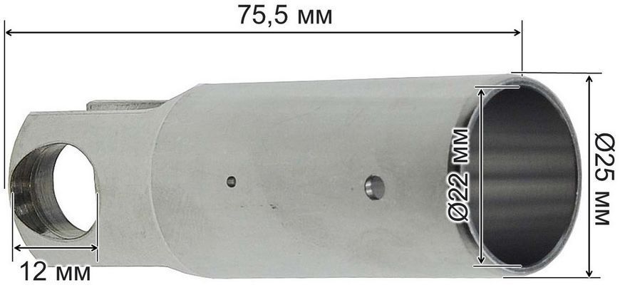 Пістон перфоратора Makita 2450 (22 * 25 L74) аналог 331632-5 71007-112 фото