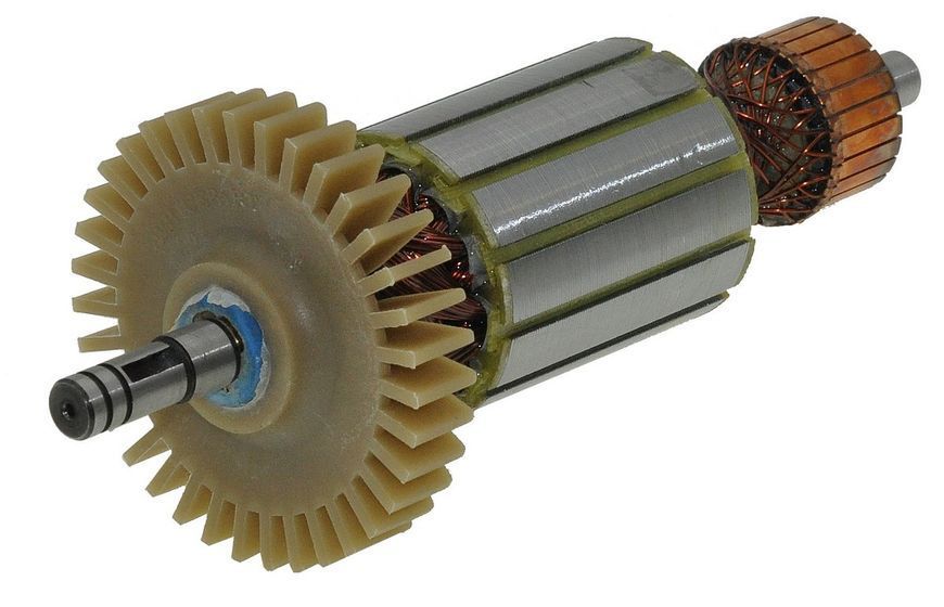 Якір болгарка Wintech 180 /ІжМаш 2000/Крафт 180/Зеніт ЗУШ-180/1800 (177*44 шпонка 9мм) 26505-110 фото