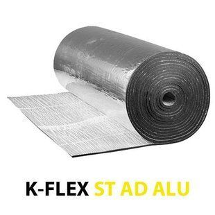 Рулон AD+ALU K-FLEX 25x1000-08м2 ST (фольгированная самоклеющаяся) 1572396510 фото