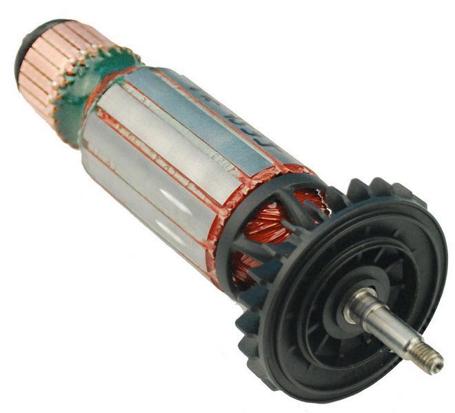 Якір (ротор) болгарки Metabo WE 12-125 оригінал 310010990(38*186/посадка 7мм) 44903-1277 фото