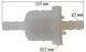 Фильтр топливный VJ Parts d7*D27*L57/27 цилиндрический с бумажным элементом "KМ" 46687-229 фото 2