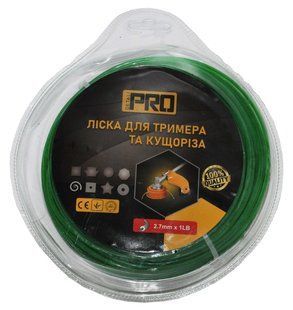 Ліска косильна коло d2.7 1LB (50 м) з кордом 037187-581 фото