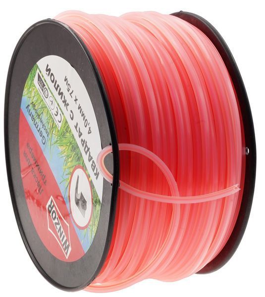 Леска косильная квадрат d4 мм 3 LB (75м) с кордом 85835-566 фото