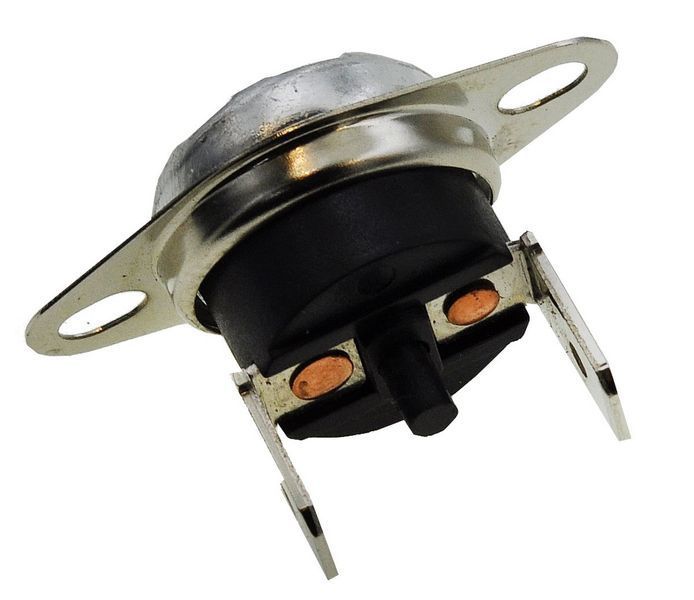 Термореле KSD 301 (70*C 10A, 250V) з кнопкою для прасок та обігрівачів 11599-112 фото
