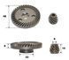 Шестерні (пара) болгарки Makita GA 9558 / GA 9555 аналог 227541-3 + 227542-1 (d1 12 * 48 / d2 6 * 18 / h2 15) 60835-4044 фото 2