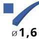 Волосінь косильна квадрат d1.6 мм (на метраж, min 10 m) 326697-452 фото 1
