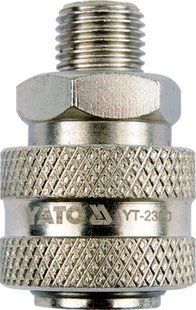 Швидкознімна муфта YATO із зовнішнім різьбленням d 1/4 50/250 38079-464 фото