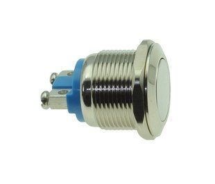 Кнопка антивандальная d22mm резьба 19mm h26mm 2 контакта под винт 63606-542 фото