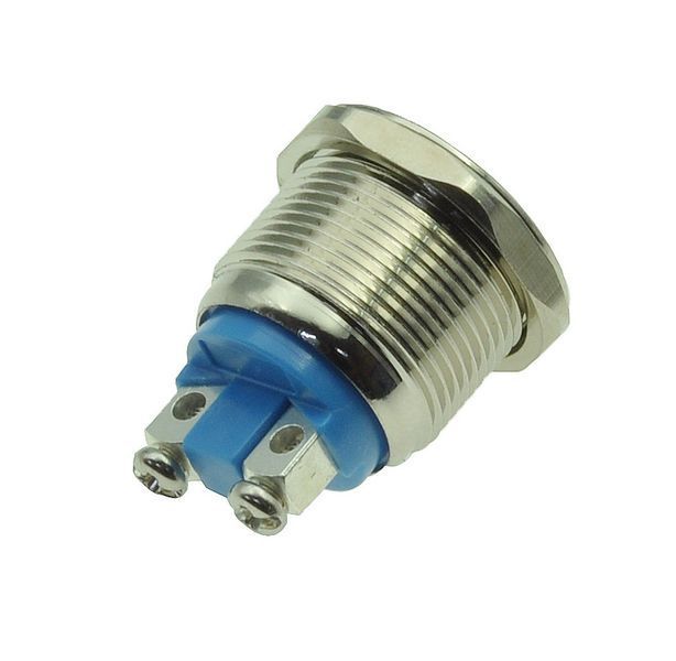 Кнопка антивандальная d22mm резьба 19mm h26mm 2 контакта под винт 63606-542 фото
