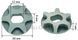 Зірочка пилки Makita UC4010A (6 променів овал 9мм d30 h7) аналог 210224010 50589-028 фото 3