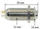 Кнопка антивандальная d14mm різьблення 12mm h30mm 2 положення 4 контакти індикація 00813-517 фото 2