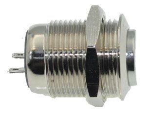 Кнопка антивандальная d18mm резьба 16mm h23mm 2 положения 2 контакта 00833-537 фото