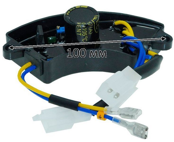 AVR регулятор напруги генератора 168F (380V) (220мкф 250V) (2,5kW) 831433-1195 фото