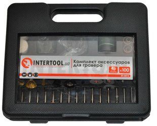 Комплект аксессуаров для гравера 100 единиц Intertool BT-0013 46777-166 фото