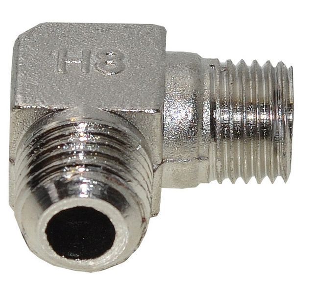 Уголок компрессора 1/4" - M14*1,5 хром 549842-567 фото