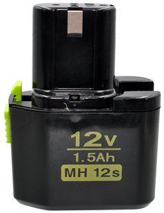 Аккумулятор шуруповерта Hitachi узкий 3 контакта MH12s 12V 1.5Ah 87015-080 фото