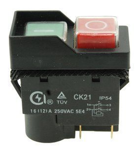 Кнопка бетономішалки 4 контакти 12A CK-21 134271-1348 фото