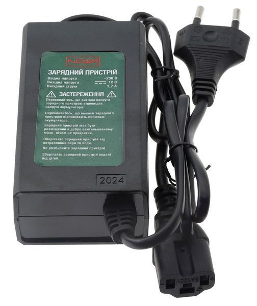 Зарядное устройство аккумуляторного опрыскивателя 12V 1.7A 86430-1073 фото