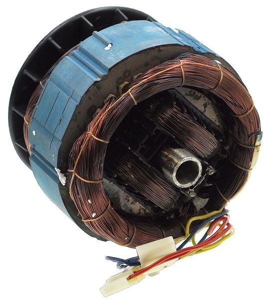 Электродвигатель в сборе (якорь+статор) генератора ET-950 (0.8-1.0 kWt) 66970-614 фото