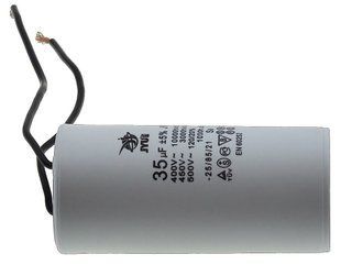 Конденсатор JYUL CBB-60 35мкф - 450 VAC провода (45*96 mm) 64522-099 фото
