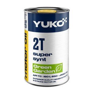 Масло для двотактних двигунів YUKO SUPER SYNT 2T (FC) 0,6 л каністра жерсть 84929-629 фото
